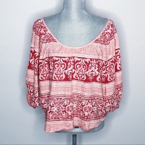 Lucky Brand Blouse Dolman Sleeve Size XS (A68)